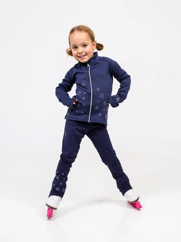JIV Jacket Snowflakes Youth Navy