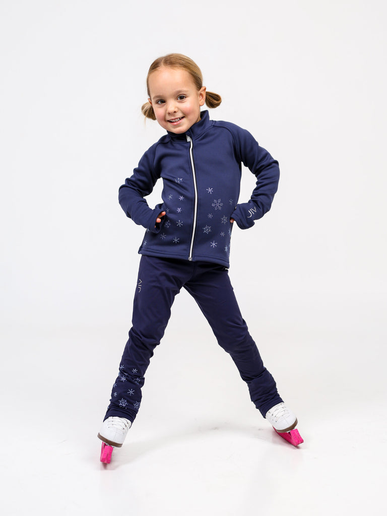 JIV Jacket Snowflakes Navy