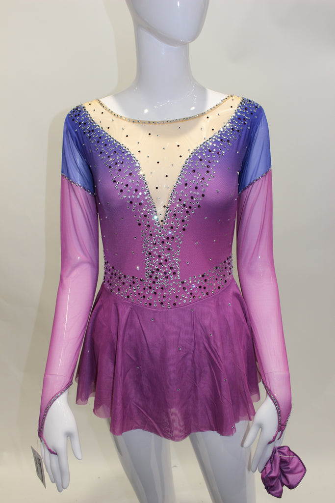 Unique Dress 157 Size adult 12-14 Purple 12-14