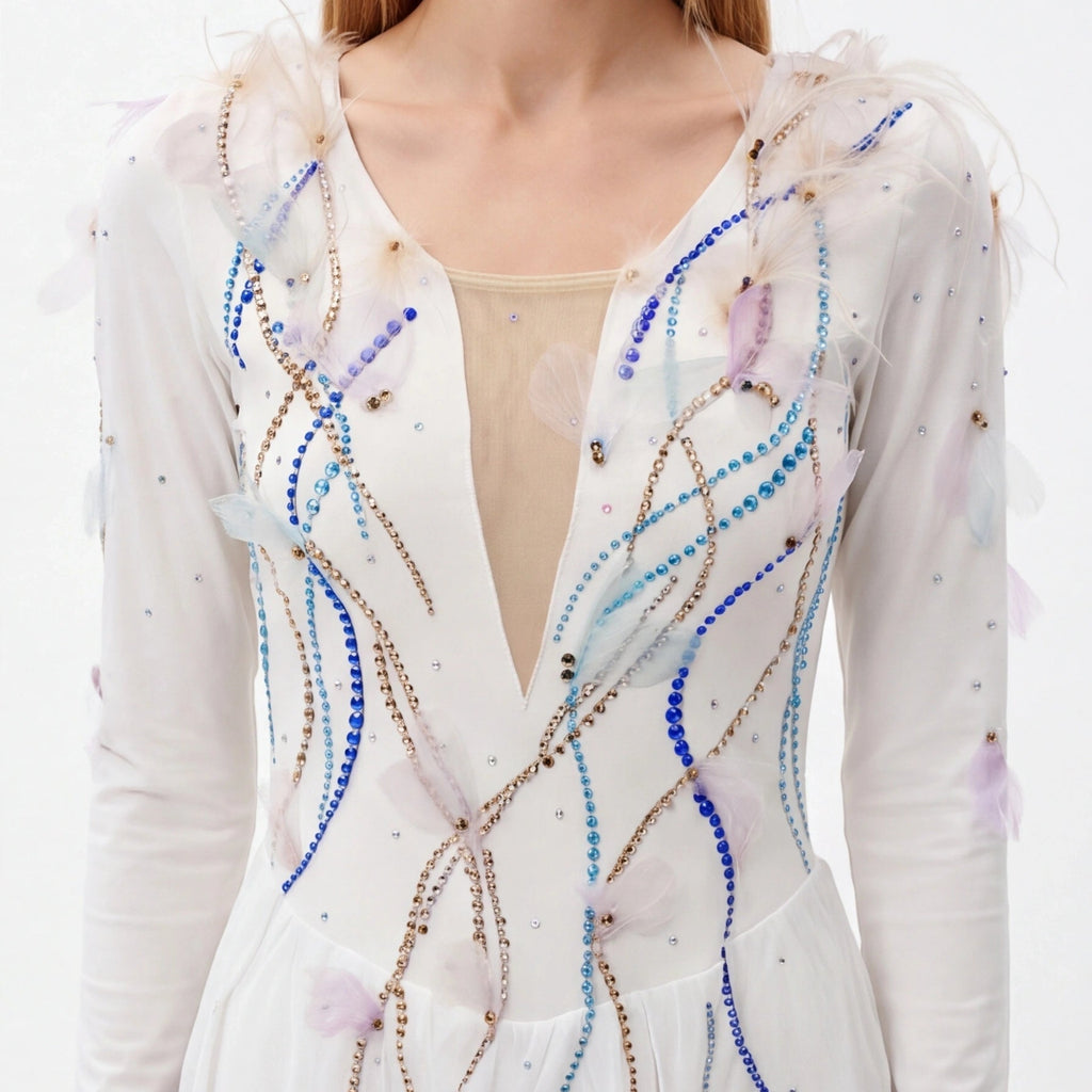 Unique Dress 086 Size Adult Small/Medium White Small Medium