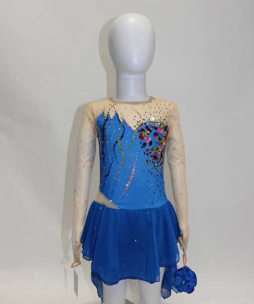 Unique Dress 215 Size 6-8 Blue 6-8