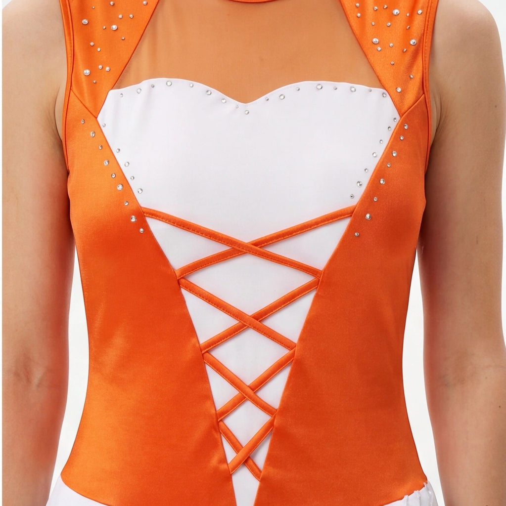 FSB Dress 114 Orange Small