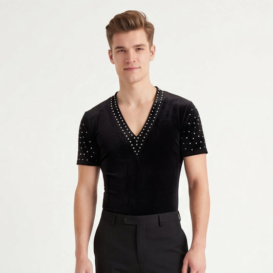 FSB Mens Top 002 Black Short Sleeve