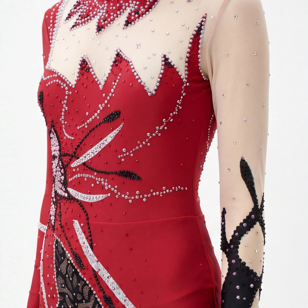 Unique Dress 116 Size Adult Small/Medium Red Adult Small Medium