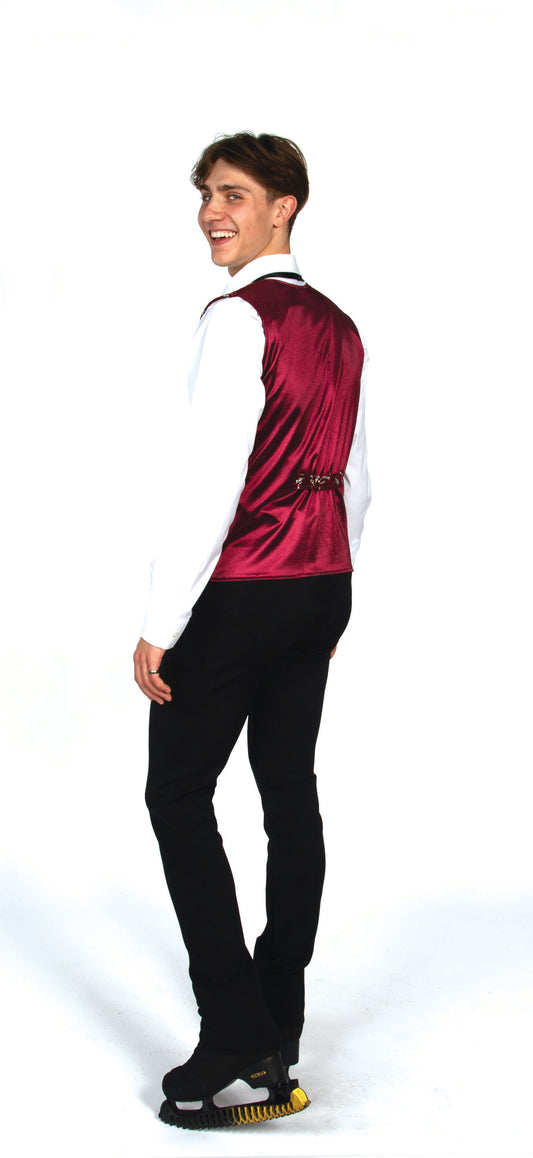 Jerry's 829 Deep Claret Vest Youth Red Youth Medium
