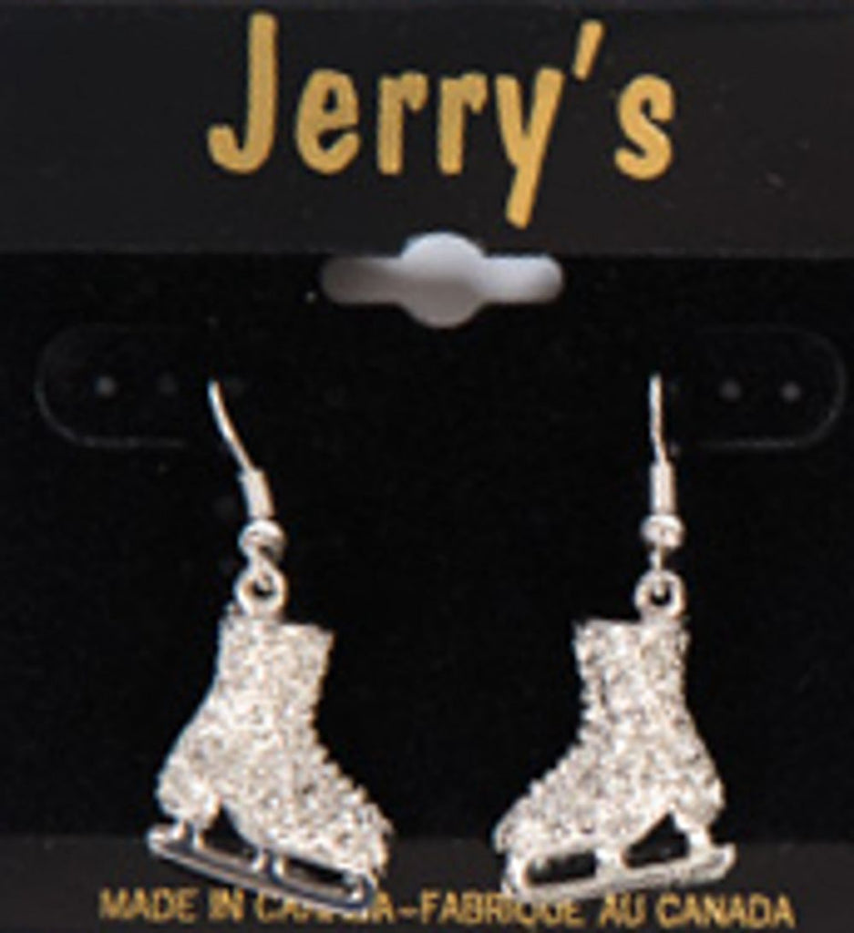 Jerry's 1281 Crystal Skate Earrings Clear