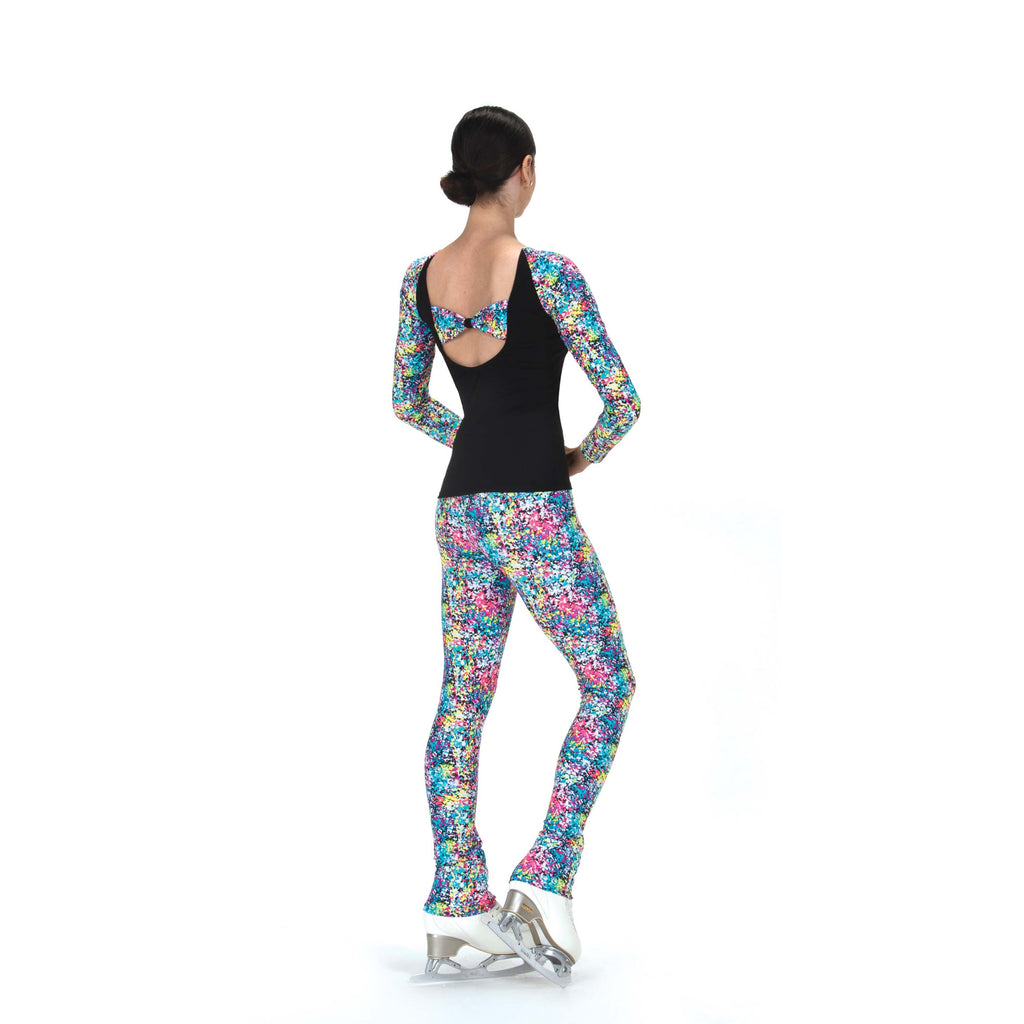 Jerry's S126 Colour Crackle Print Leggings, Youth Blue Youth 10-12