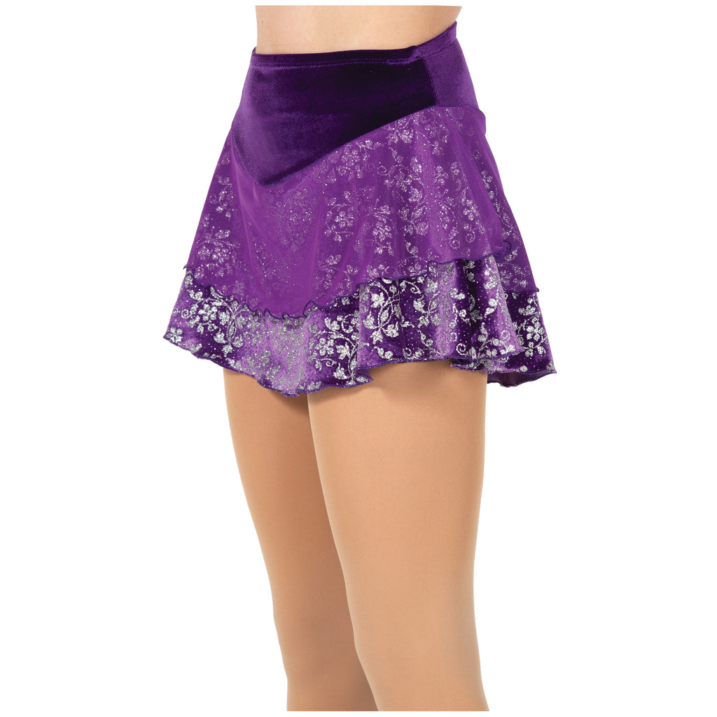 Jerry's 307 Sheer & Shimmer Skirt Purple Adult Small
