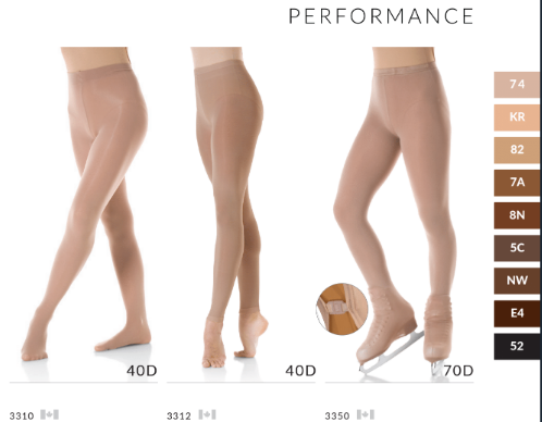 Mondor 3323 Footless Tights – Figure Skating Boutique