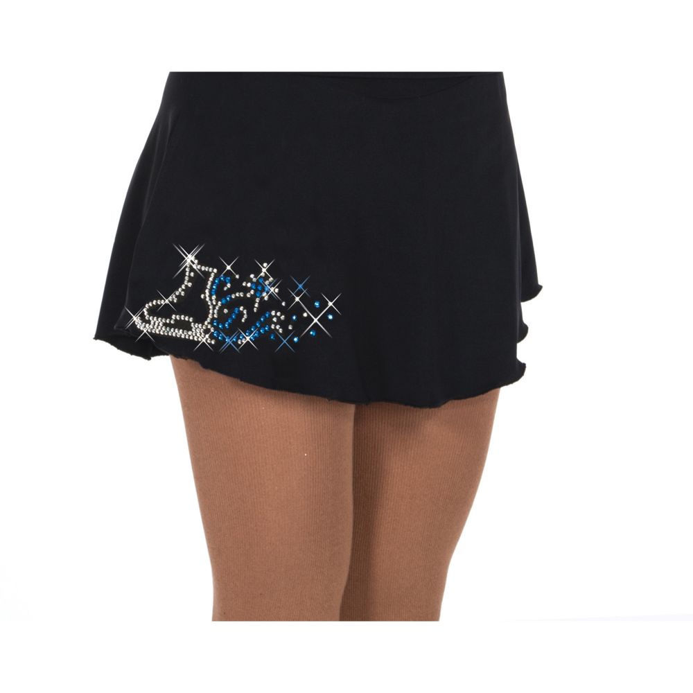 Jerry's S553 Snow Skate Crystal Skirt Black Adult Small