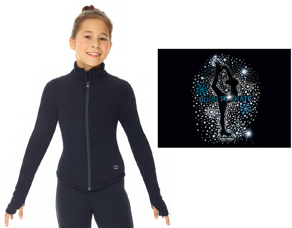 Mondor 24496 Sequins Born to Skate Black