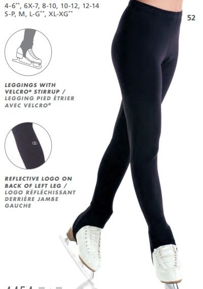 Stirrup Figure Skating Tights with Velcro | Intermezzo Dancewear