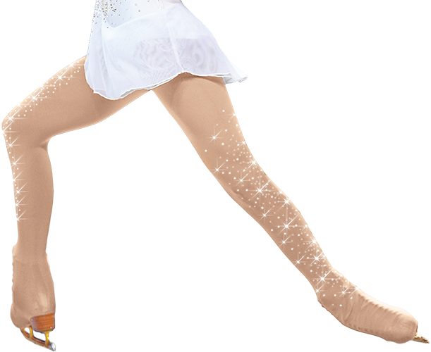 Ice skating tights with crystals online