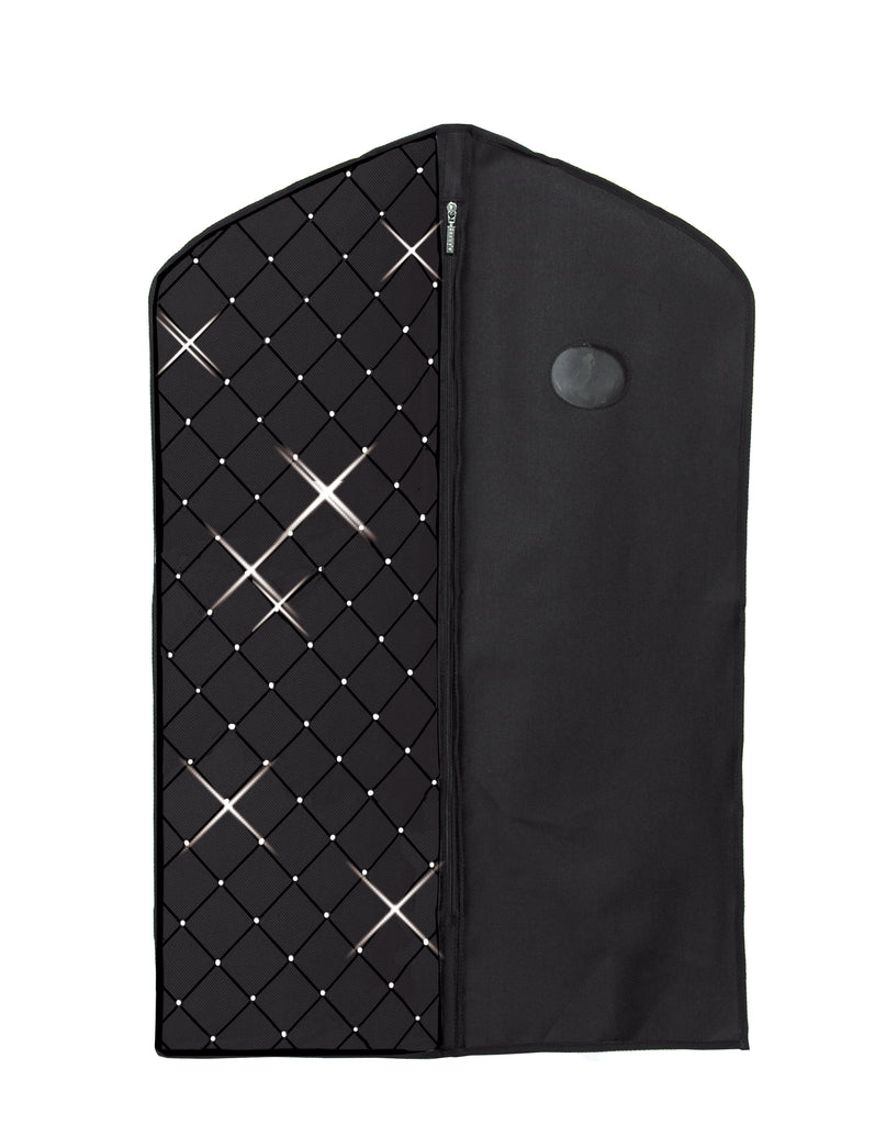 Jerry's 5066 Diamond Crystal Garment Bags Black