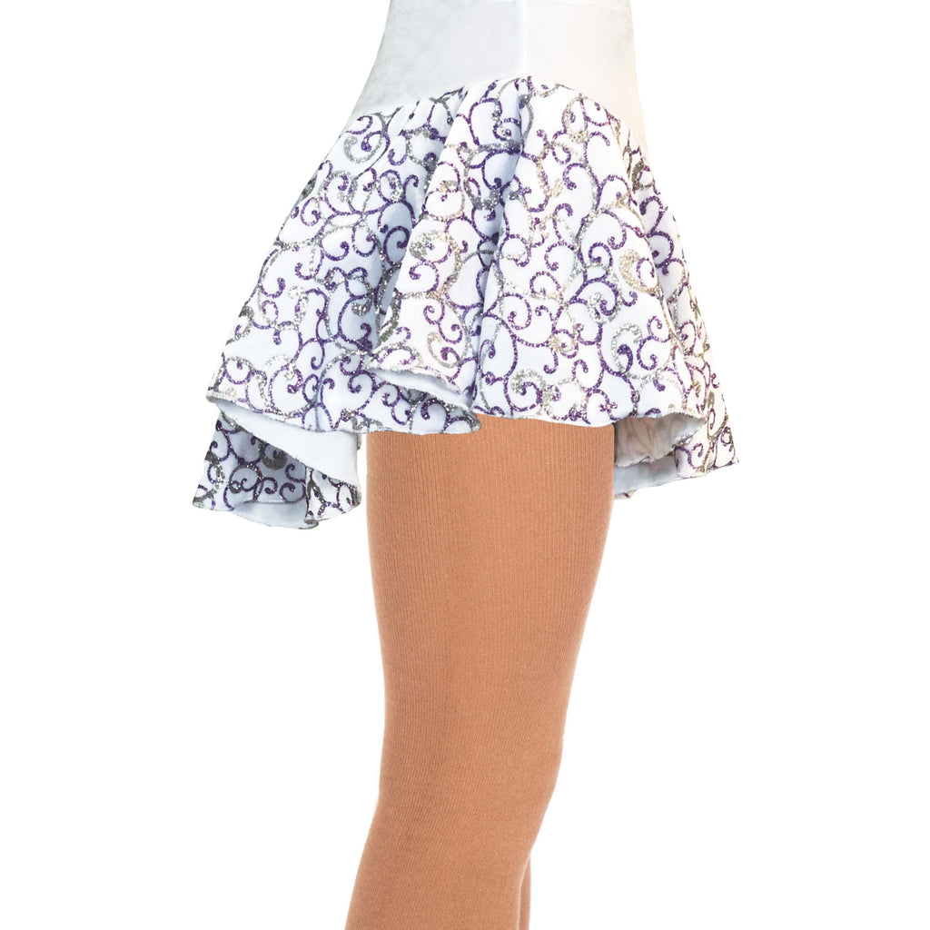 Jerry's 318 Glitter Swirl Skirt, Youth White