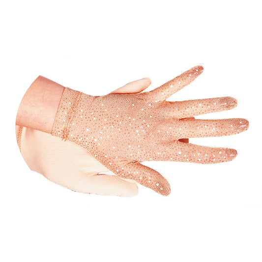 Jerry's 1121 Glitter Mesh Gloves Beige