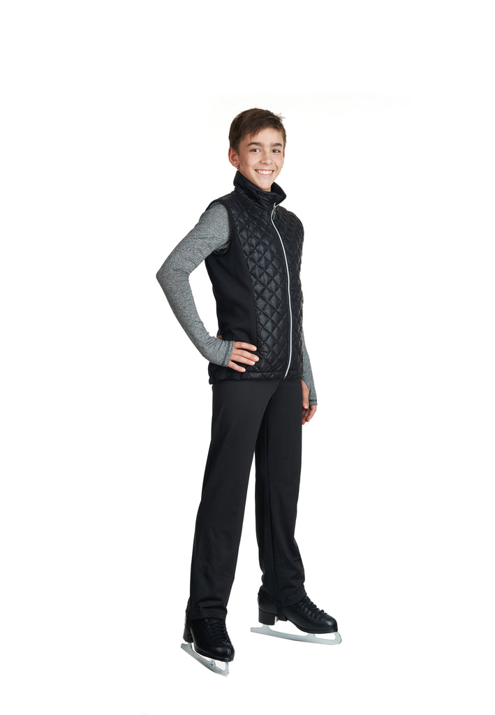 JIV Vest Fortis Youth Black Silver Youth 6-8