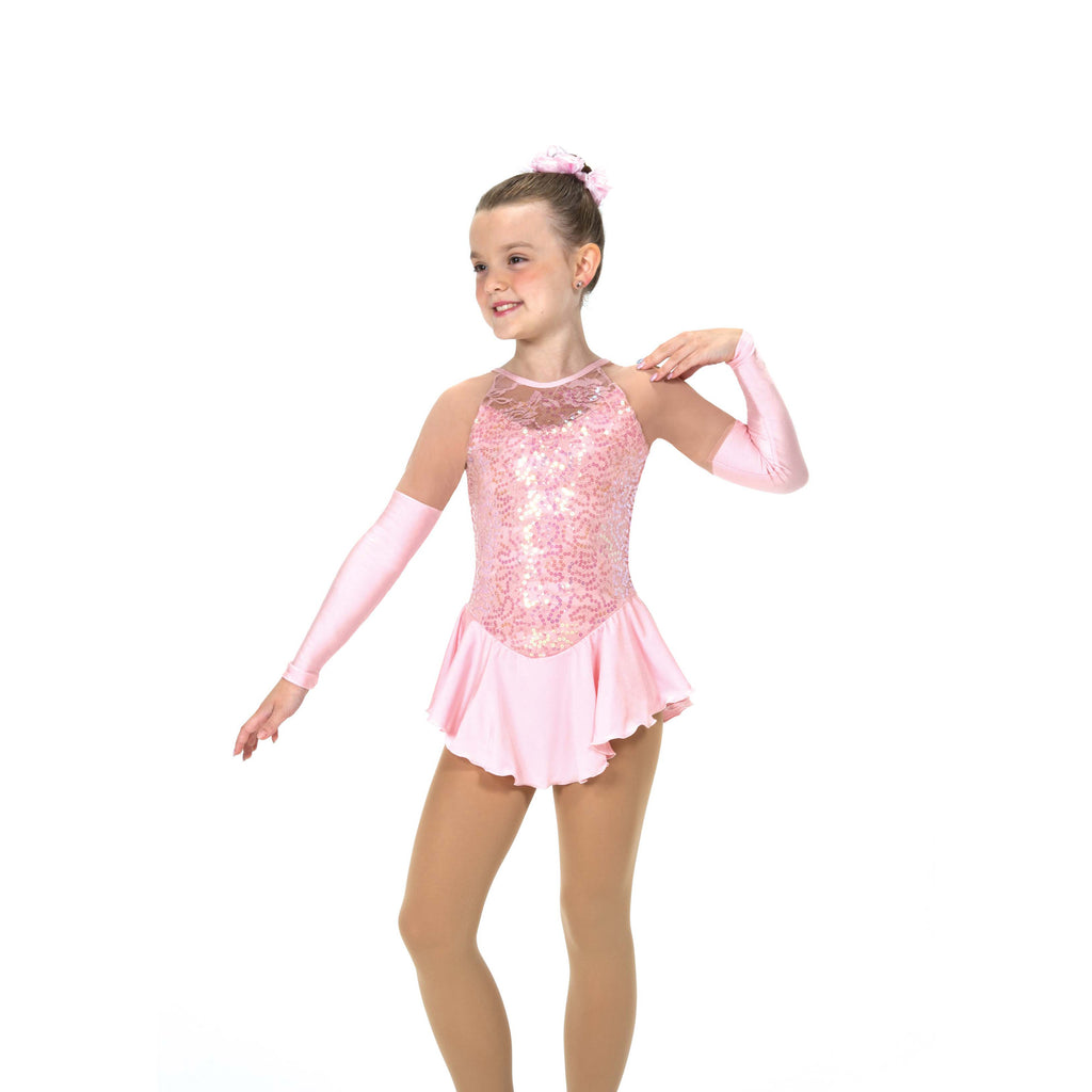 Jerry's 687 Sequinette Dress, Youth Ballet Pink Long