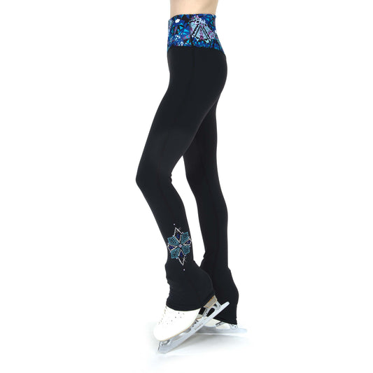 Jerry's S141 Crystal Snowscape Leggings, Youth Black