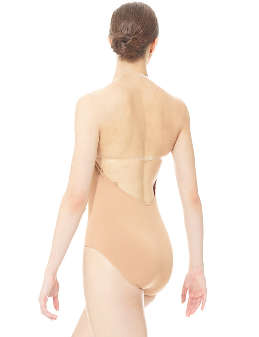 Mondor Bra with Clear Back and Shoulder Straps - Caramel – iSkate