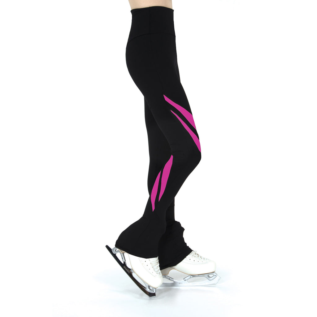 Jerry's S106 Supplex Flex Leggings Youth Black-Paradise Pink
