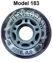 PIC 183 Axel 6.0 70mm 80-A clear Black 70mm