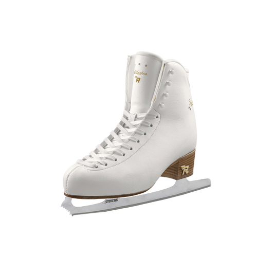 Patinage Artistique Risport Antares Blanc + Lames Grade 2 - Chaussures De Patinage Pour Entraînement Et Compétition