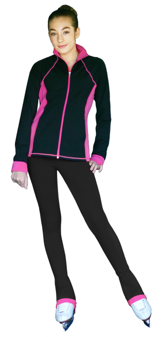 Chloe Noel JS792 Supplex Lycra Contrast Jacket – Figure Skating Boutique