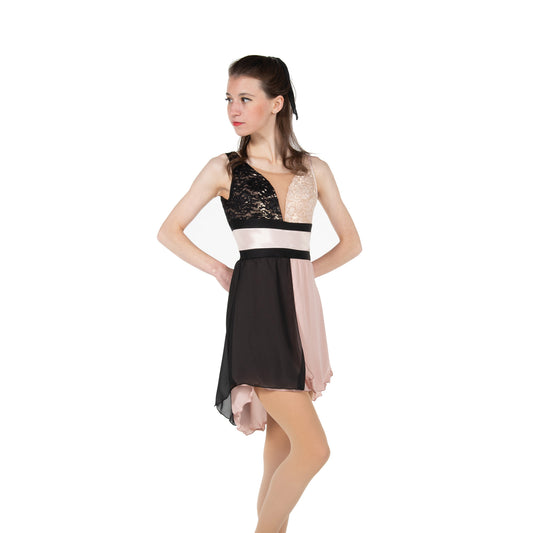 Jerry's 38 Duality Dress Black Blush Sleeveless