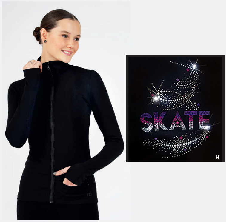 Mondor 24886 Sequins Skate (H) Black