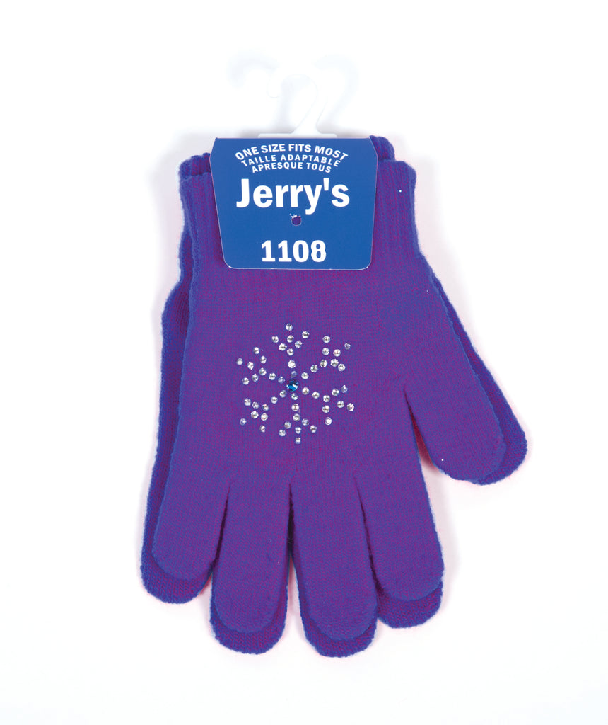 Jerry's 1108 Snowflake Crystal Gloves Purple