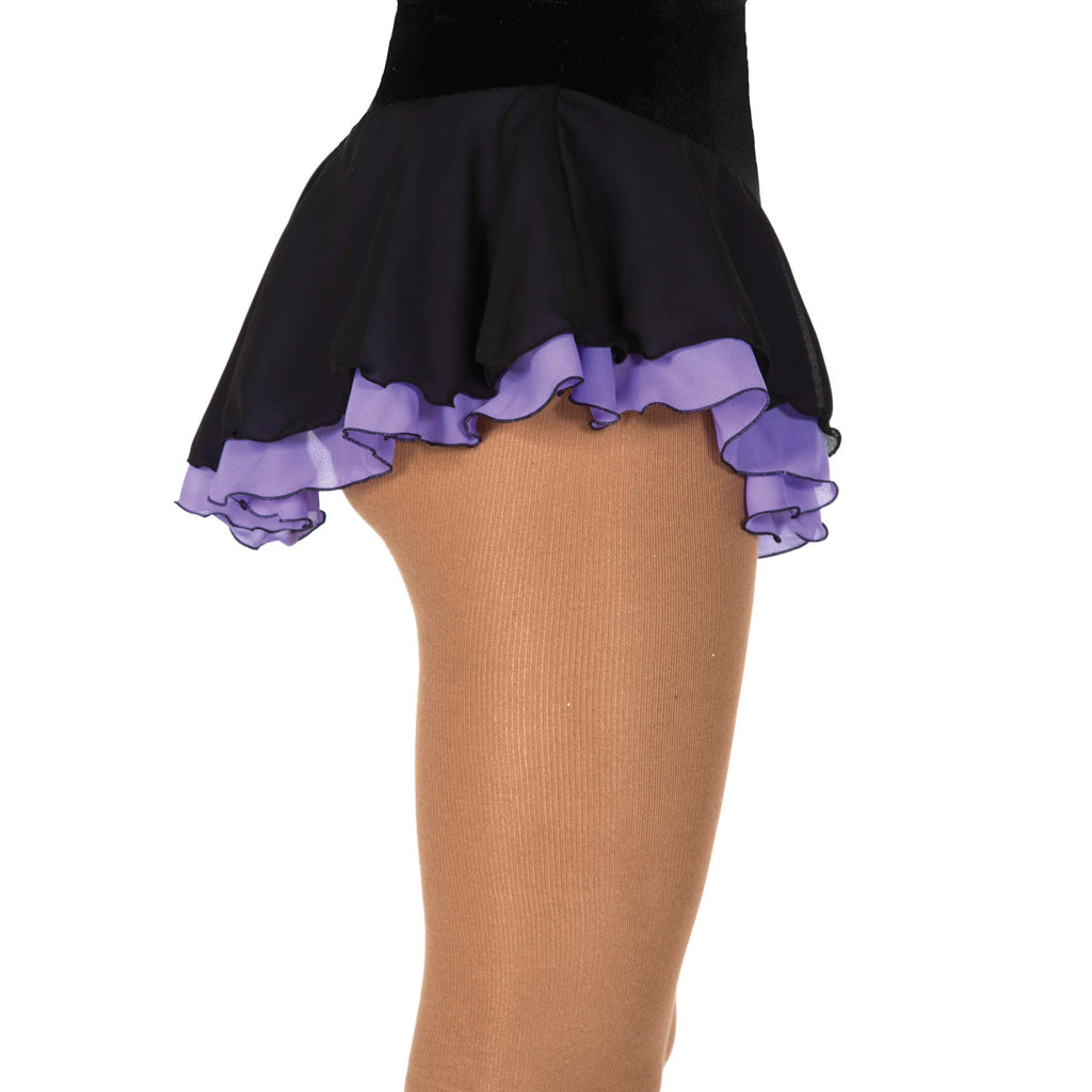 Jerry's 305 Double Georgette Skirts Black-Purple
