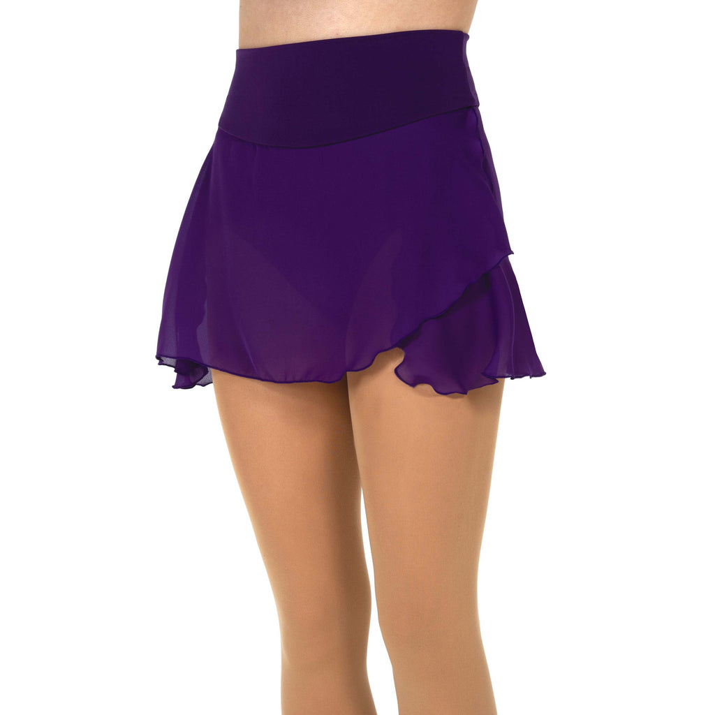Jerry's 517 Faux Wrap Georgette Skirt, Youth Plum