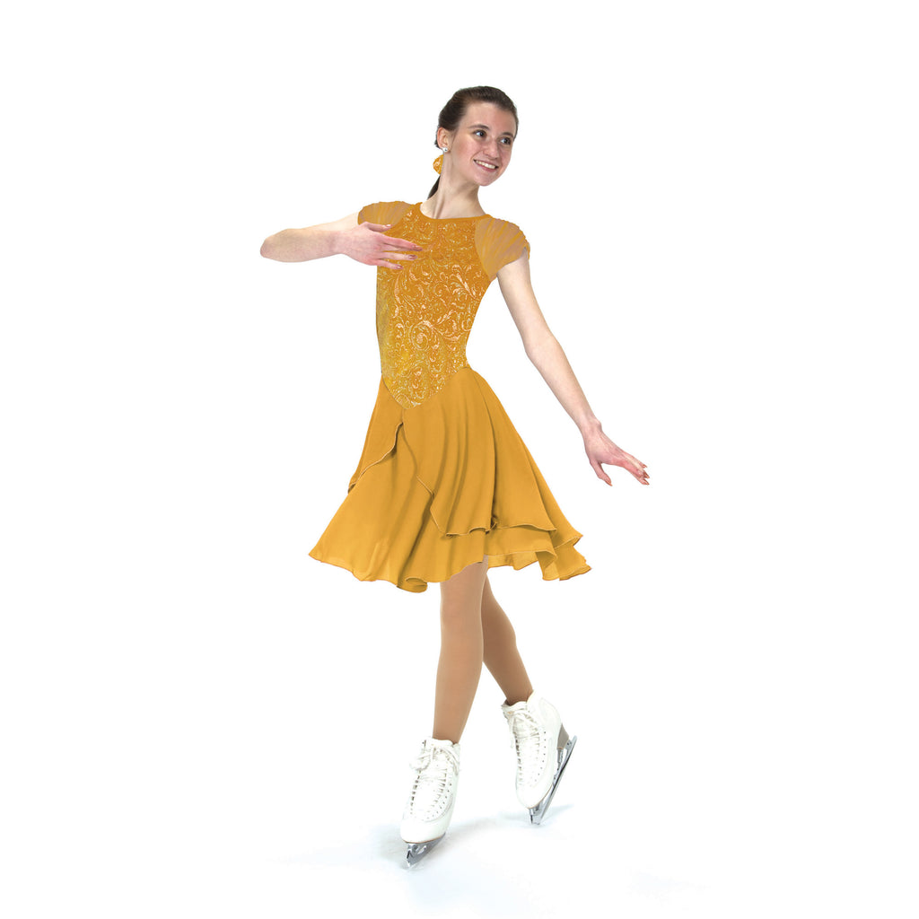 Jerry's 579 Gold Dances Dress, Youth Gold Youth 12-14 Short