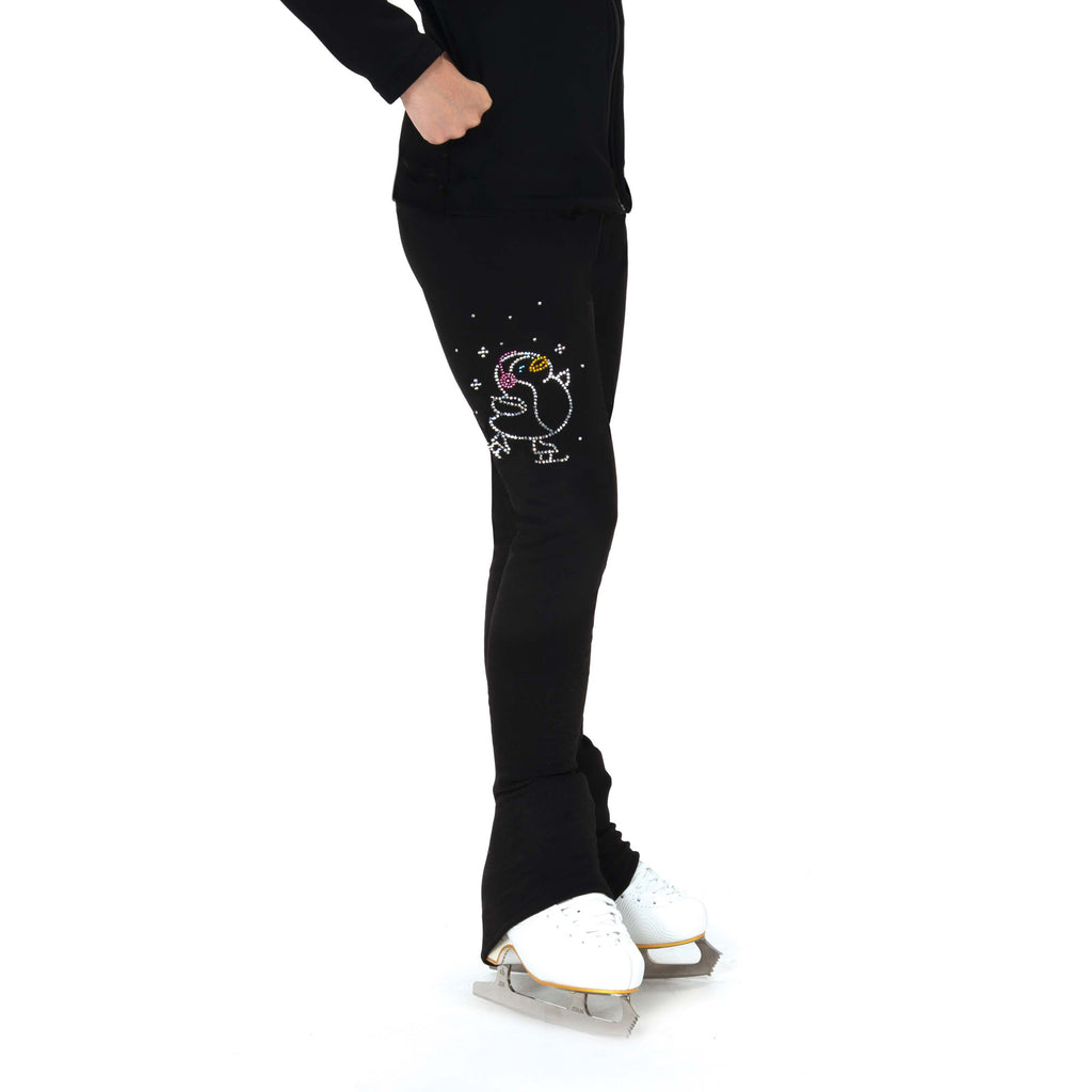 Jerry's S170 Skating Penguin Crystal Leggings, Youth Black