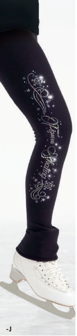 Mondor 24450 Full Sequins Figure Skating (J) Youth Black