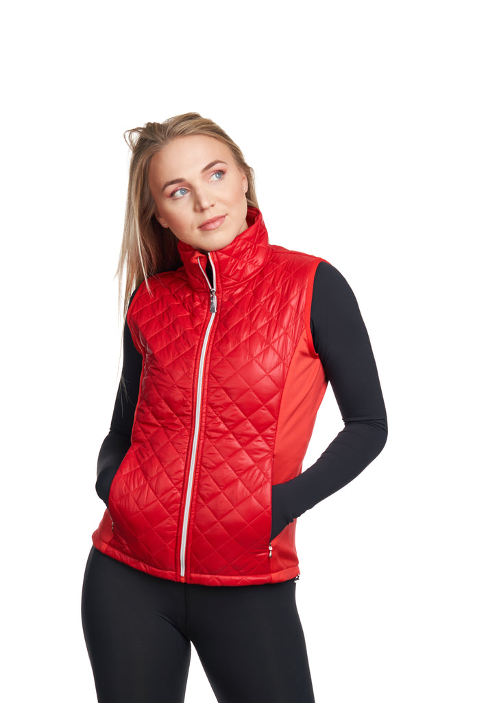 JIV Vest Fortis Youth Red Gold